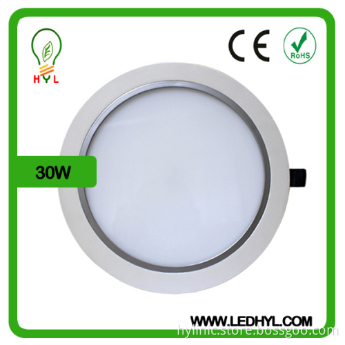 CCT 3000-6000K bean angle 140 led ceiling panel light cut 200mm cob 30w led down light